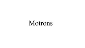 Motrons logo