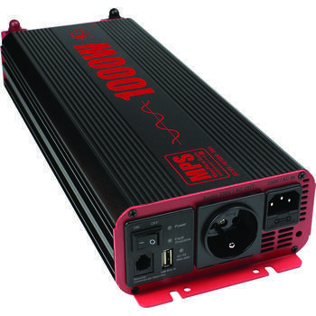 Convertisseur Pur-Sinus 12V / 230V pour camping-car : 1000W