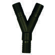Y tuyau plastique : diam. 25 mm 