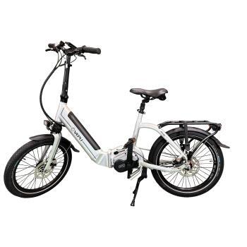 Vélo à assistance électrique pliant Muzy 20 pouces : Gris 11Ah