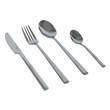 Set de 16 couverts au style industriel : finition argentée Bo-camp
