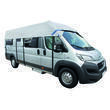 Bâche de protection de toit SUPRA Fiat Ducato 250 2007/2014 : - Véhicule 6,36m Hindermann