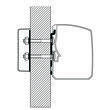 Adaptateur Omnistor 3200 : Paroi plane Thule