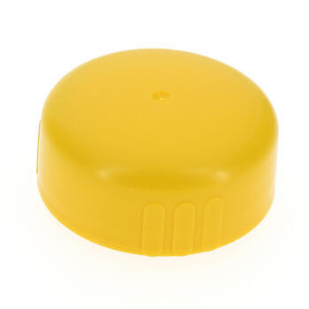 Bouchon à visser, joint inclus couleur jaune