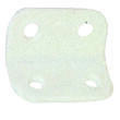 Charnière plate nylon sans axe 40 x 40 mm : blanche 