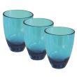 Pack 3 verres Massa : bleu 18cl Incasa