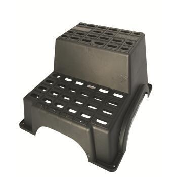 Marchepied plastique 2 marches pour caravane