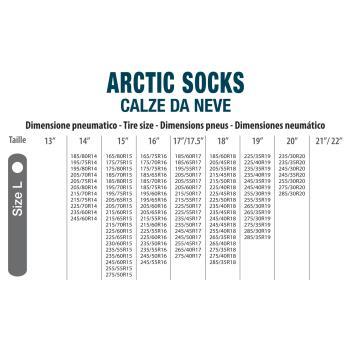Chaussettes à neige textile Arctic