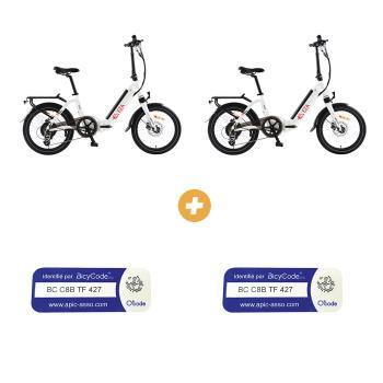 2 Vélos à assistance électrique Confort Plus 20