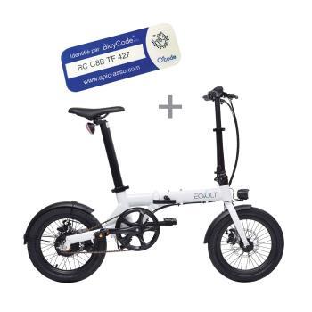 VELO A ASSISTANCE ELECTRIQUE PLIANT CITY AVEC MARQUE