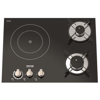 Plaque de cuisson 2 feux gaz + 1 induction Top Line 981