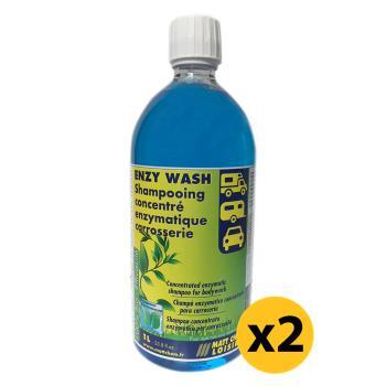 Lot de 2 bidons shampoing concentré enzymatique carrosserie ENZY WASH