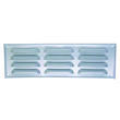 Grilles en saillie en aluminium brossé : 360 x 115 mm Decmo