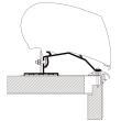 Adaptateur montage toit universel caravane : 3 m Thule