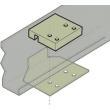 Kit de montage pour déplace caravane : EM203/303+/303A+/305 Plaques de serrage en aluminium pour châssis ensemble Enduro