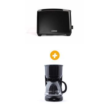 Pack Grille-pain 220 Volts - Cafetière 6 tasses 220 Volts