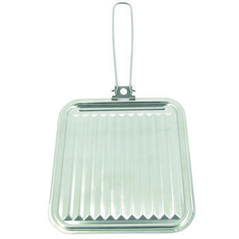 Poêle à toaster en étamé pour camping