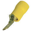 Cosse plate mâle 6,3 mm : Jaune (2 à 6 mm²) Eza