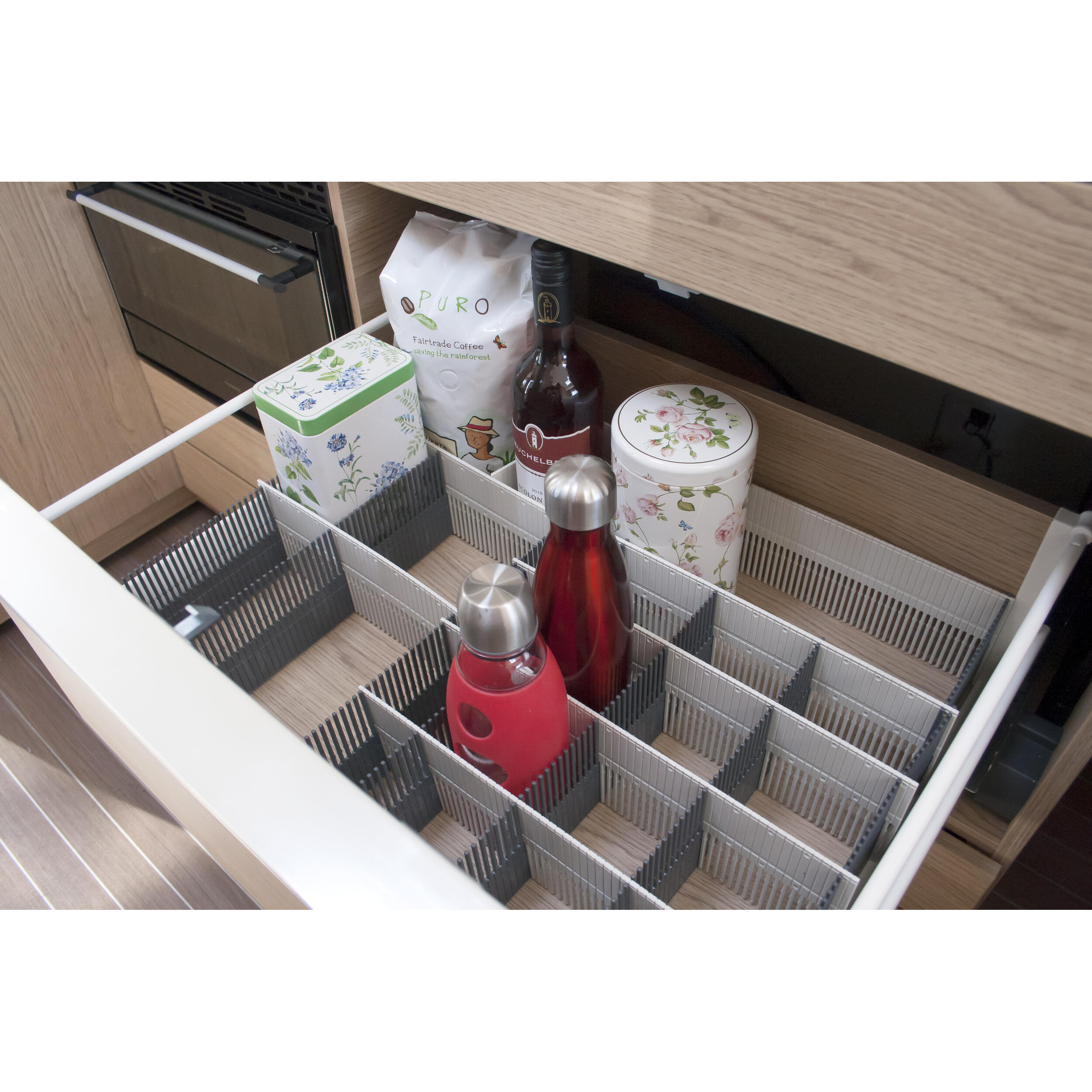 SCHAUMEX Porte-gobelet En Mousse Pour 8 Pièces Et Porte-assiettes Pour 12 Assiettes - Kit Camping-Car, Caravane, Bateau - Léger Et Solide Fabriqué En Allemagne