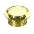 Rosace + Bouton doré : épaisseur de porte 13 mm 