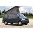 Toit relevable. : Ford Transit Custom chassis long, elevation arrière après 2014. CPVL