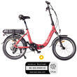 Vélo à assistance électrique Confort 20'' : Pack Vélo à assistance électrique Confort 20'' Rouge 13Ah + Marquage BicyCode Eza