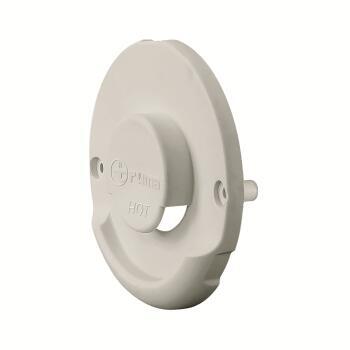 Partie extérieure pour kit cheminée latérale ZR80 : Blanc