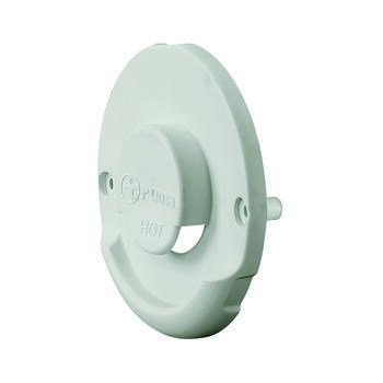 Partie extérieure pour kit cheminée latérale ZR80 : Blanc