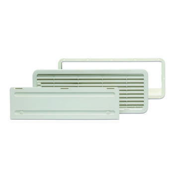 Grille obturable basse avec cache L200 pour frigo de camping-car
