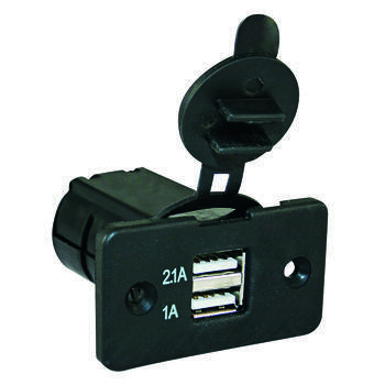 2 prises USB encastrables