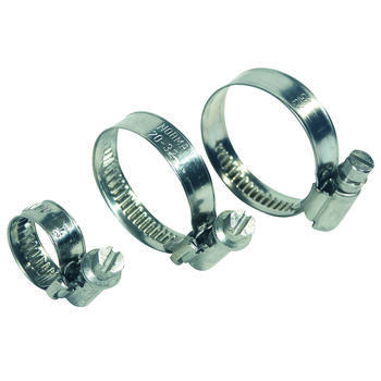 Collier plat acier galvanisé : pour tuyau diam. 25 mm