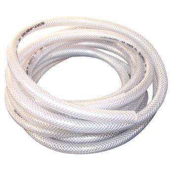 Tuyau souple PVC armé : diam. intérieur 10 mm / 2 m blanc