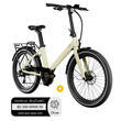 Vélo à assistance électrique semi pliant EVENING 24'' : Pack Vélo à assistance électrique semi pliant EVENING 24'' sable + Marquage BicyCode Eovolt