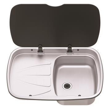 Evier couvercle Argent Sink