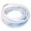 Tuyau souple PVC armé : diam. intérieur 10 mm / 5 m blanc 