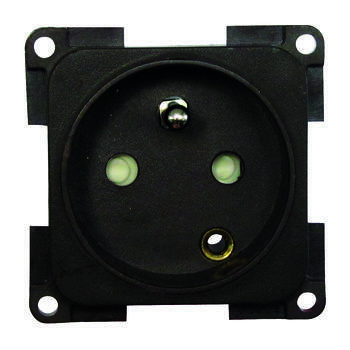 Prise 220 Volts française : Coloris : Gris foncé
