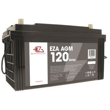 Batterie auxiliaire AGM : 120Ah