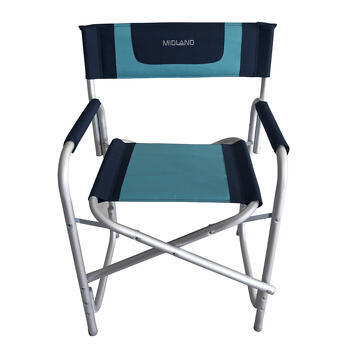 Fauteuil Director : Coloris : Bleu marine / bleu turquoise