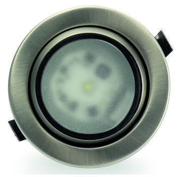 Spot encastrable orientable à Leds : chromé