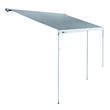 Store Omnistor 6300 avec embouts spécifiques : anthracites - Modèle : Ducato, Jumper et Boxer L2H2 après 2007 - Longueur : 3,25 m - Coloris : Mystic Gris avec boîtier anthracite Thule