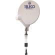 Antenne satellite manuelle Voyager Motosat seule : 50 cm - Mât long Teleco
