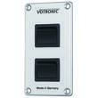 Panneaux électriques : Panneau 2x16 A S - 2 interrupteurs Votronic