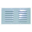 Grille d'aération en aluminium laqué blanc : 230 x 130 mm 