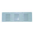 Grille d'aération en aluminium laqué blanc : 400 x 130 mm 