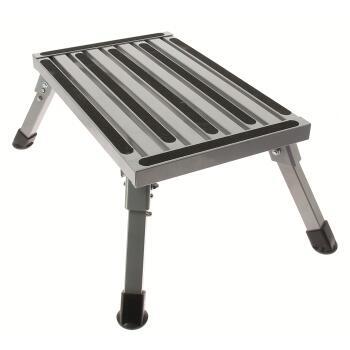Marchepied aluminium pliant XL pour camping-car