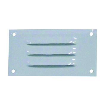 Grille d'aération en aluminium laqué blanc