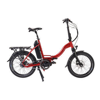 Vélo à assistance électrique pliant Juny : Rouge 17Ah