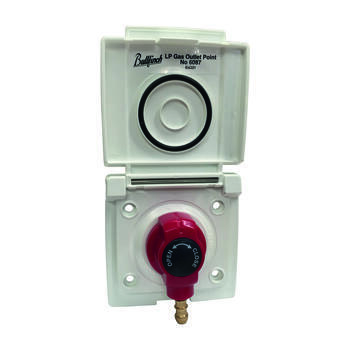 Boitier sortie gaz barbecue - prise gaz rouge