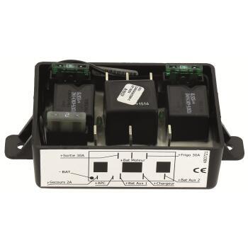 Coupleur séparateur pour batteries : Modèle : 3 batteries PWM avec sécurité