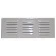 Grille d'aération en aluminium laqué blanc : 330 x 130 mm 